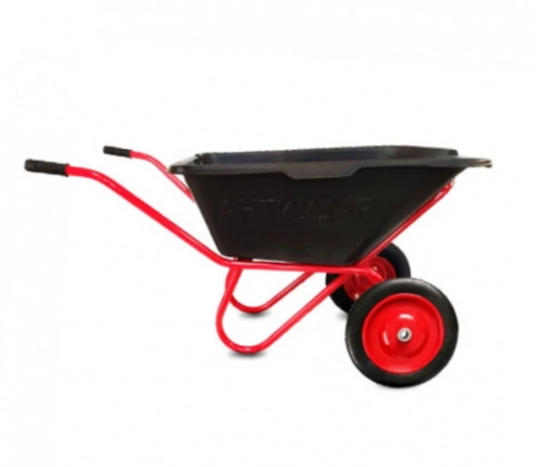 Тачка строительная 110 л 200 кг "Антиудар" двухколёсная с пневмоколесом по ценам производителя в Казани с доставкой по всей России