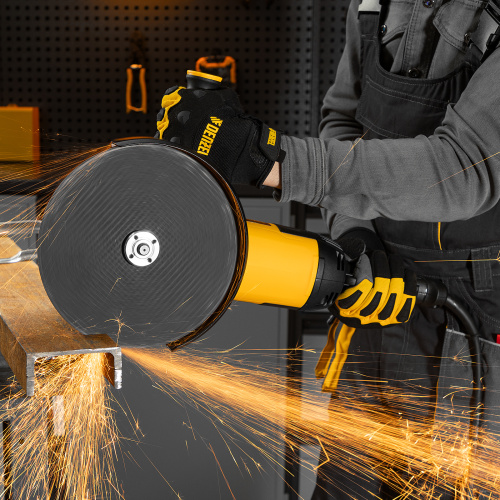 Машина шлифовальная угловая AG230-2400, 2400 Вт, 230 мм, 6000 об/мин Denzel купить в Москве с доставкой по всей России | ProtosMarket.ru