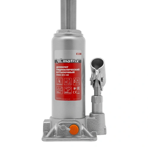 Домкрат гидравлический бутылочный, 4 т, h подъема 194-372 мм, в пластиковом кейсе Matrix по ценам производителя в Казани с доставкой по всей России