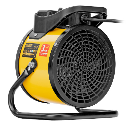 Тепловая пушка, керамический нагреватель (тепловентилятор) DHC 2-100, 230 В, 0.025/1/2 кВт Denzel по ценам производителя в Казани с доставкой по всей России