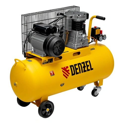 Компрессор воздушный BCI2300/100, ременный привод, 2.3 кВт, 100 литров, 400 л/мин Denzel по ценам производителя в Казани с доставкой по всей России
