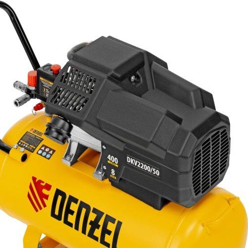 Компрессор воздушный DKV2200/50, Х-PRO 2.2 кВт, 400 л/мин, 50 л Denzel купить в Москве с доставкой по всей России | ProtosMarket.ru