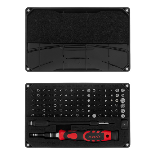 Набор для точных работ 107 в 1, универсальный, сталь CrV Matrix по ценам производителя в Казани с доставкой по всей России