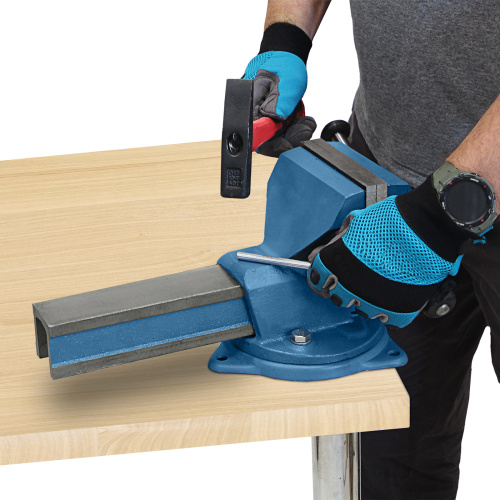 Тиски слесарные, 140 мм, поворотные (Глазов) по ценам производителя в Казани с доставкой по всей России