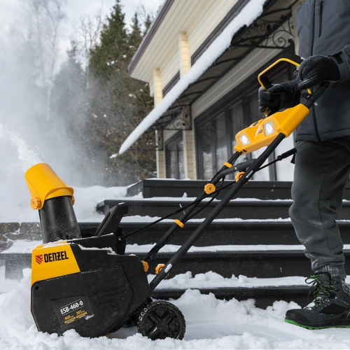 Снегоуборочная машина аккумуляторная, ESB-460-0, Li-Ion, 36В Denzel купить в Москве с доставкой по всей России | ProtosMarket.ru