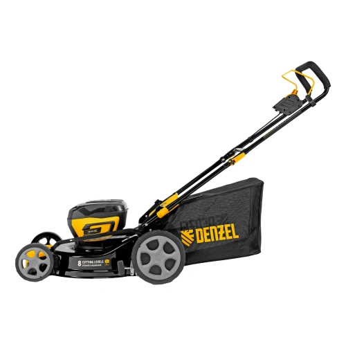 Газонокосилка аккумуляторная бесщет. DLM-460, 460 мм, травосб. 65 л., Li-Ion, 40 В Denzel по ценам производителя в Казани с доставкой по всей России