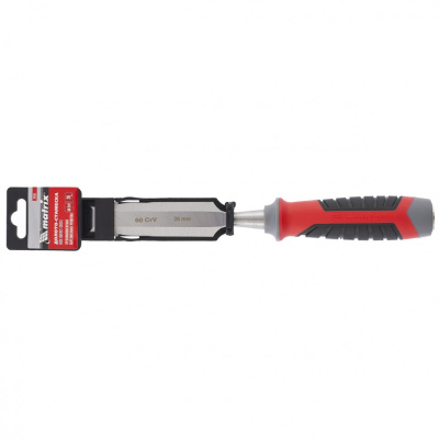 Долото-стамеска, 26 мм, 60 CrV, трехкомпонентная обрезиненная рукоятка Matrix купить в Москве с доставкой по всей России | ProtosMarket.ru