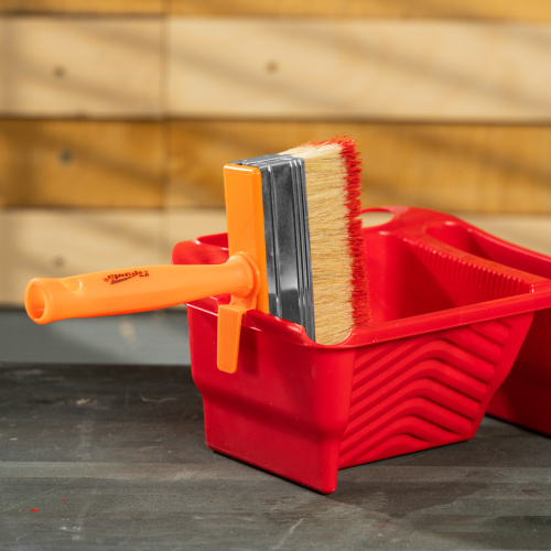 Кисть-ракля, 30х120 мм, натуральная щетина, пластмассовый корпус, пластмассовая ручка Sparta купить в Москве с доставкой по всей России | ProtosMarket.ru