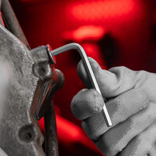 Набор ключей имбусовых HEX, 1.5-10 мм, CrV, 9 шт, коротких, с сатиновым покрытием Matrix купить в Москве с доставкой по всей России | ProtosMarket.ru