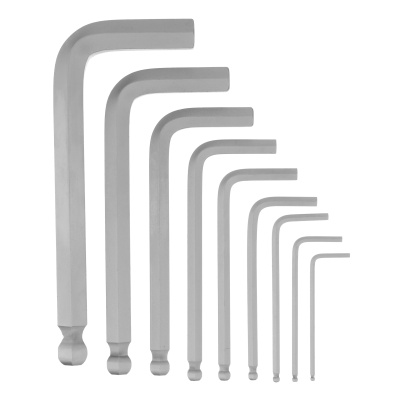 Набор ключей имбусовых, HEX, 2-12 мм, CrV, 9 шт., с шаром Сибртех купить в Москве с доставкой по всей России | ProtosMarket.ru