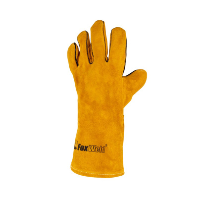 Краги кожаные термостойкие FOXWELD Янтарь КС-04 купить в Москве с доставкой по всей России | ProtosMarket.ru