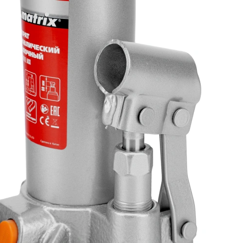 Домкрат гидравлический бутылочный, 4 т, h подъема 194-372 мм Matrix купить в Москве с доставкой по всей России | ProtosMarket.ru