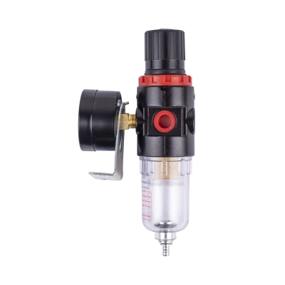 Регулятор давления AERO с манометром и фильтром-осушителем 1/4 F купить в Москве с доставкой по всей России | ProtosMarket.ru