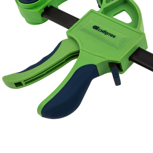 Струбцина F-образная, быстрозажимная, 450 х 70 х 660 мм, пластиковый корпус, фиксатор, двухкомпонентная рукоятка Сибртех купить в Москве с доставкой по всей России | ProtosMarket.ru