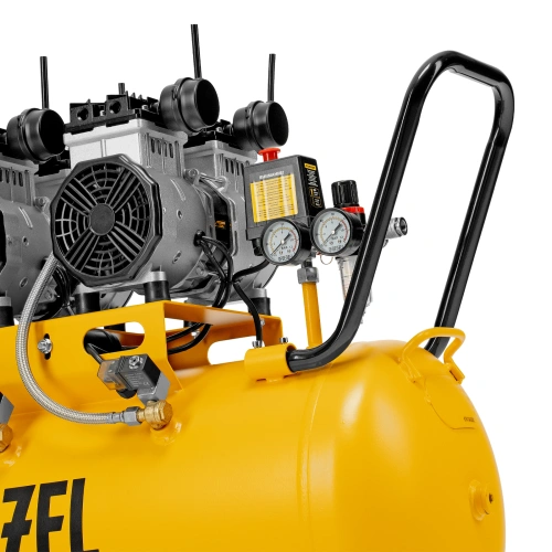 Компрессор безмасляный, малошумный DLS 3300/100, 3300 Вт,3x1100, 100 л, 570 л/мин ,блок управления Denzel купить в Москве с доставкой по всей России | ProtosMarket.ru