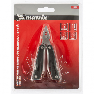 Трансформер, 12 функций, авторазжим, компактный размер, в чехле, 105 мм Matrix купить в Москве с доставкой по всей России | ProtosMarket.ru