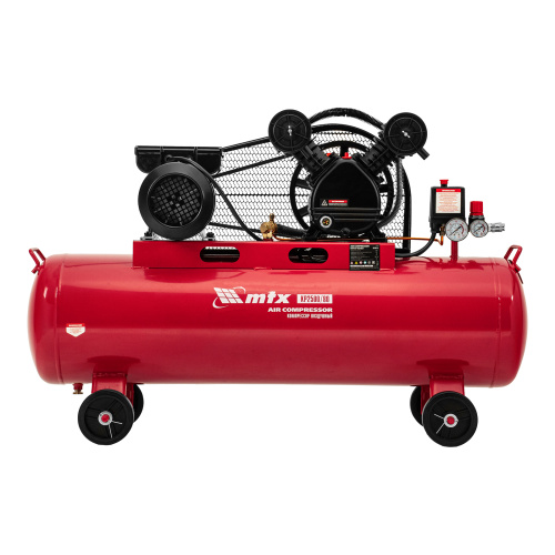 Компрессор воздушный ременный привод КР2500/80, 2,5 кВт, 80 литров, 420 л/мин МТХ купить в Москве с доставкой по всей России | ProtosMarket.ru