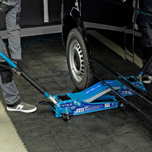 Домкрат гидравлический подкатной 3 т, быстрый подъем, Low profile quick lift, 75-505 мм, профессиональный STELS купить в Москве с доставкой по всей России | ProtosMarket.ru