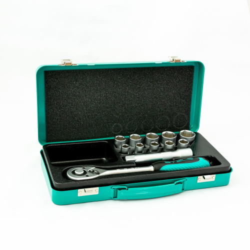 Набор торцевых головок, 1/2, головки 10 - 24 мм, с трещоточным ключом, 12 предметов Stels купить в Москве с доставкой по всей России | ProtosMarket.ru