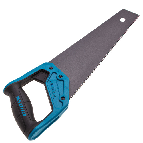 Ножовка по дереву "PIRANHA", 300 мм, 11 TPI, 3D-зуб, тефлоновое покрытие полотна, двухкомпонентная рукоятка Gross купить в Москве с доставкой по всей России | ProtosMarket.ru