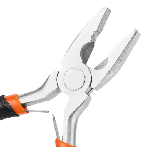 Плоскогубцы Mini, 130 мм, никелированные, авторазжим Sparta по ценам производителя в Казани с доставкой по всей России