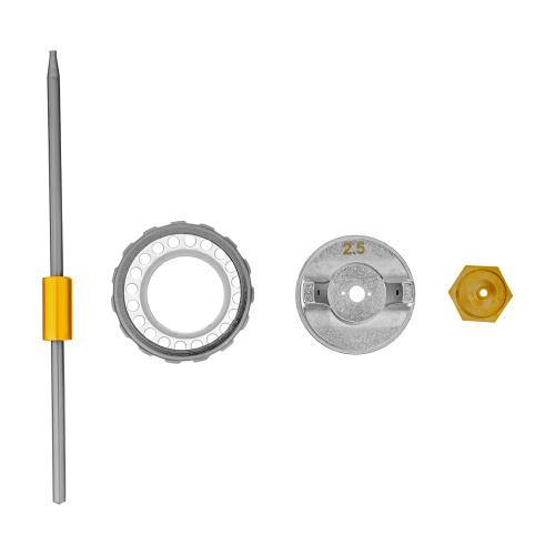 Ремкомплект для краскораспылителя 4 предмета: сопло 2,5 мм, игла, форсунка, зажим сопла Matrix купить в Москве с доставкой по всей России | ProtosMarket.ru