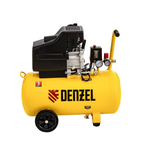 Компрессор воздушный прямой привод DC1700/50, 1.7 кВт, 50 литров, 260 л/мин Denzel купить в Москве с доставкой по всей России | ProtosMarket.ru