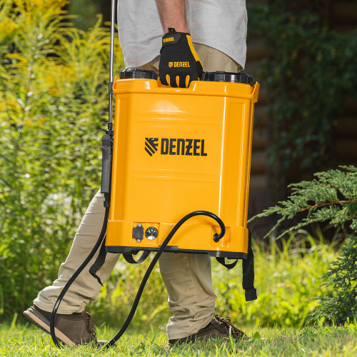 Опрыскиватель ранцевый аккумуляторный D-16LA, 16 л, 12 В, 8 Ач Denzel по ценам производителя в Казани с доставкой по всей России
