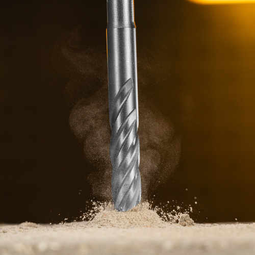 Бур по бетону, цельная крестовая пластина, 12x165 мм, SDS PLUS Denzel по ценам производителя в Казани с доставкой по всей России