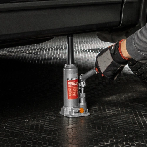 Домкрат гидравлический бутылочный, 2 т, h подъема 181-345 мм Matrix купить в Москве с доставкой по всей России | ProtosMarket.ru