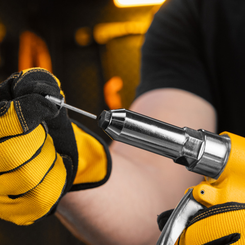 Пневматический заклепочник PR4, 2,4-4,8 мм Denzel купить в Москве с доставкой по всей России | ProtosMarket.ru