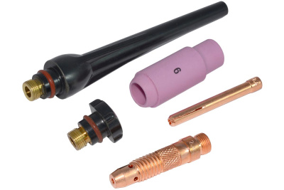 Горелка сварочная TIG  с газовым охлаждением WP-17 (2-pin, 4м) / Torch for TIG welding купить в Москве с доставкой по всей России | ProtosMarket.ru