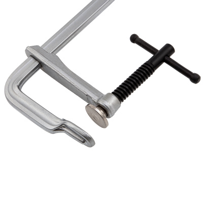 Струбцина F-образная, 100x400мм, кованая Denzel купить в Москве с доставкой по всей России | ProtosMarket.ru