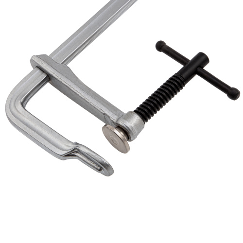 Струбцина F-образная, 100x400мм, кованая Denzel купить в Москве с доставкой по всей России | ProtosMarket.ru