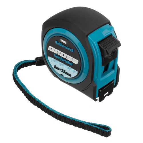 Рулетка Komfortabel 8 м х 25 мм,обрезиненный корпус Gross по ценам производителя в Казани с доставкой по всей России