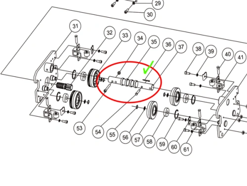 Вал для каретки на ТЭЦ 3т на двутавр шириной до 178мм по ценам производителя в Казани с доставкой по всей России