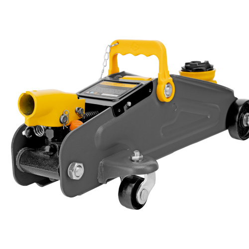 Домкрат гидравлический подкатной с фиксатором, 2 т, 130-330 мм, в кейсе Denzel купить в Москве с доставкой по всей России | ProtosMarket.ru