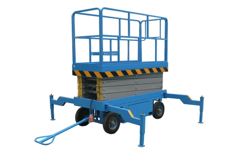 Подъемник ножничный передвижной 1000 кг 12/14 м TOR SJY-1-12 DC аккумуляторный купить в Москве с доставкой по всей России | ProtosMarket.ru