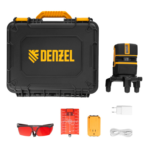 Лазерный уровень LX 05 Red, 20 м, 635 нм, аккумулятор Li 5200 mAh, резьба 5/8" Denzel купить в Москве с доставкой по всей России | ProtosMarket.ru