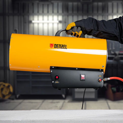 Газовая тепловая пушка GHG-50, 50 кВт, 1400 м3/ч, пропан-бутан Denzel по ценам производителя в Казани с доставкой по всей России