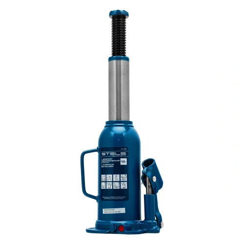 Домкрат гидравлический бутылочный, 12 т, h подъема 227-457 мм Stels купить в Москве с доставкой по всей России | ProtosMarket.ru