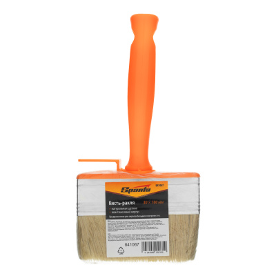 Кисть-ракля, 30х100 мм, натуральная щетина, пластмассовый корпус, пластмассовая ручка Sparta купить в Москве с доставкой по всей России | ProtosMarket.ru