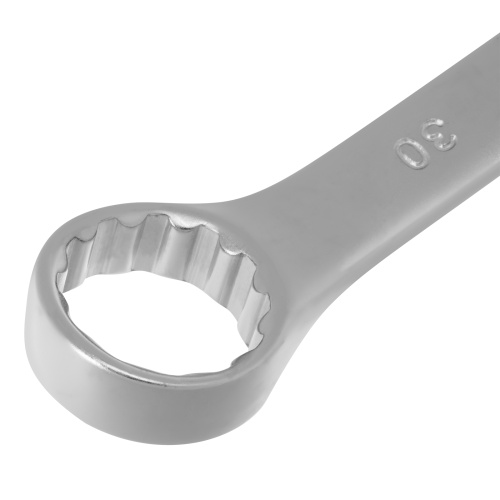 Ключ комбинированный, 30 мм, CrV, матовый хром Stels купить в Москве с доставкой по всей России | ProtosMarket.ru