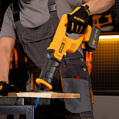 Пила сабельная аккумуляторная CRC-115-0,  18В Li-Ion Denzel купить в Москве с доставкой по всей России | ProtosMarket.ru