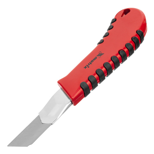 Нож, 18 мм, выдвижное лезвие металлическая направляющая, эргономичная двухкомпонентная рукоятка Matrix купить в Москве с доставкой по всей России | ProtosMarket.ru