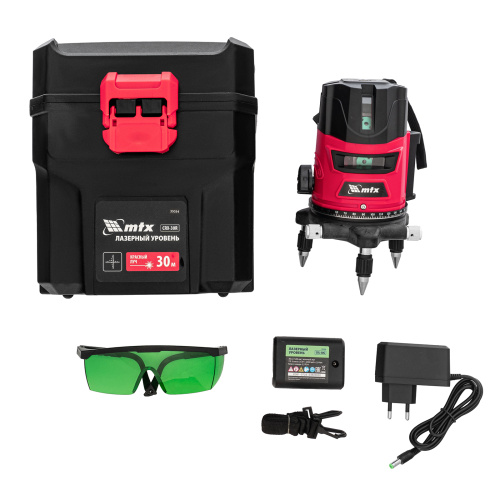 Лазерный уровень CRL-30G, 30 м, зеленый луч, акк. Li 2400 mah, резьба 5/8" MTX по ценам производителя в Казани с доставкой по всей России