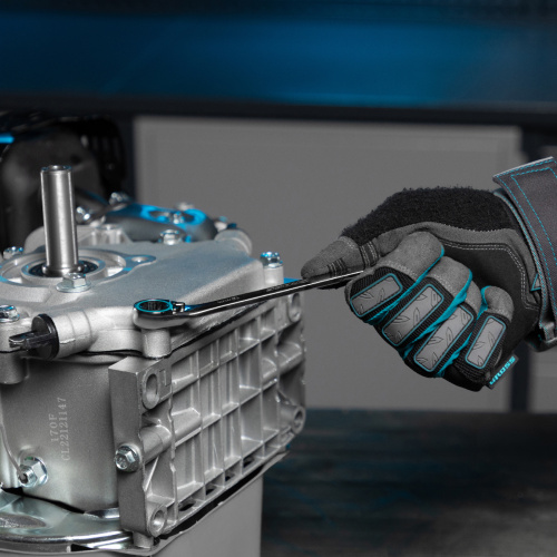 Набор ключей комбинированных с трещоткой, 8-19 мм, 7 шт, реверсивные, CrV Gross купить в Москве с доставкой по всей России | ProtosMarket.ru