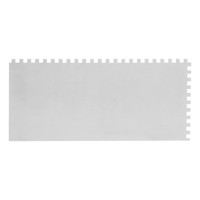 Гладилка стальная, 280 х 130 мм, зеркальная полировка, пластмассовая ручка, зуб 6 х 6 мм Matrix купить в Москве с доставкой по всей России | ProtosMarket.ru