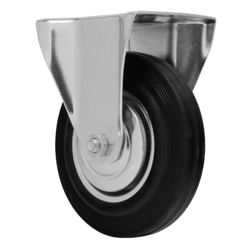 Колесо неповоротное D 160 мм, крепление  платформенное Сибртех купить в Москве с доставкой по всей России | ProtosMarket.ru