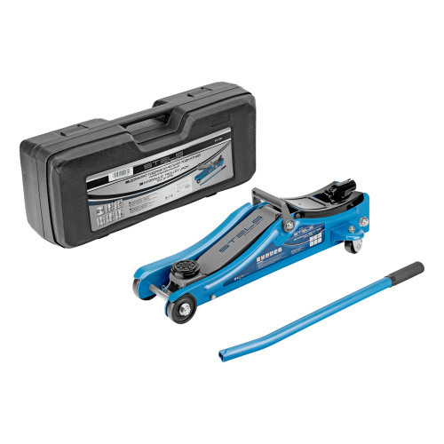 Домкрат гидравлический подкатной в пластиковом кейсе, 2 т, Low Profile, 80-380 мм Stels купить в Москве с доставкой по всей России | ProtosMarket.ru